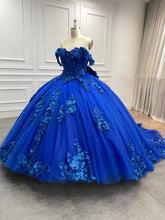 15 by Starr Bridal-3D Criss Cross Royal Blue