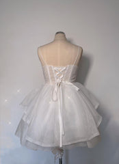 LWD- Design 3 Mini Dress Tulle Ruched with flower bow