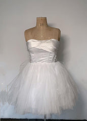 LWD- Dress 2 Satin Bodice Sash and layered tulle