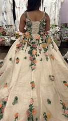 15 by Starr Bridal 3D Floral Garden Multi Colored Dress