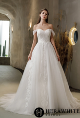 HeraWhite Birdal- HW2526 Princess Sweetheart Tulle Ballgown