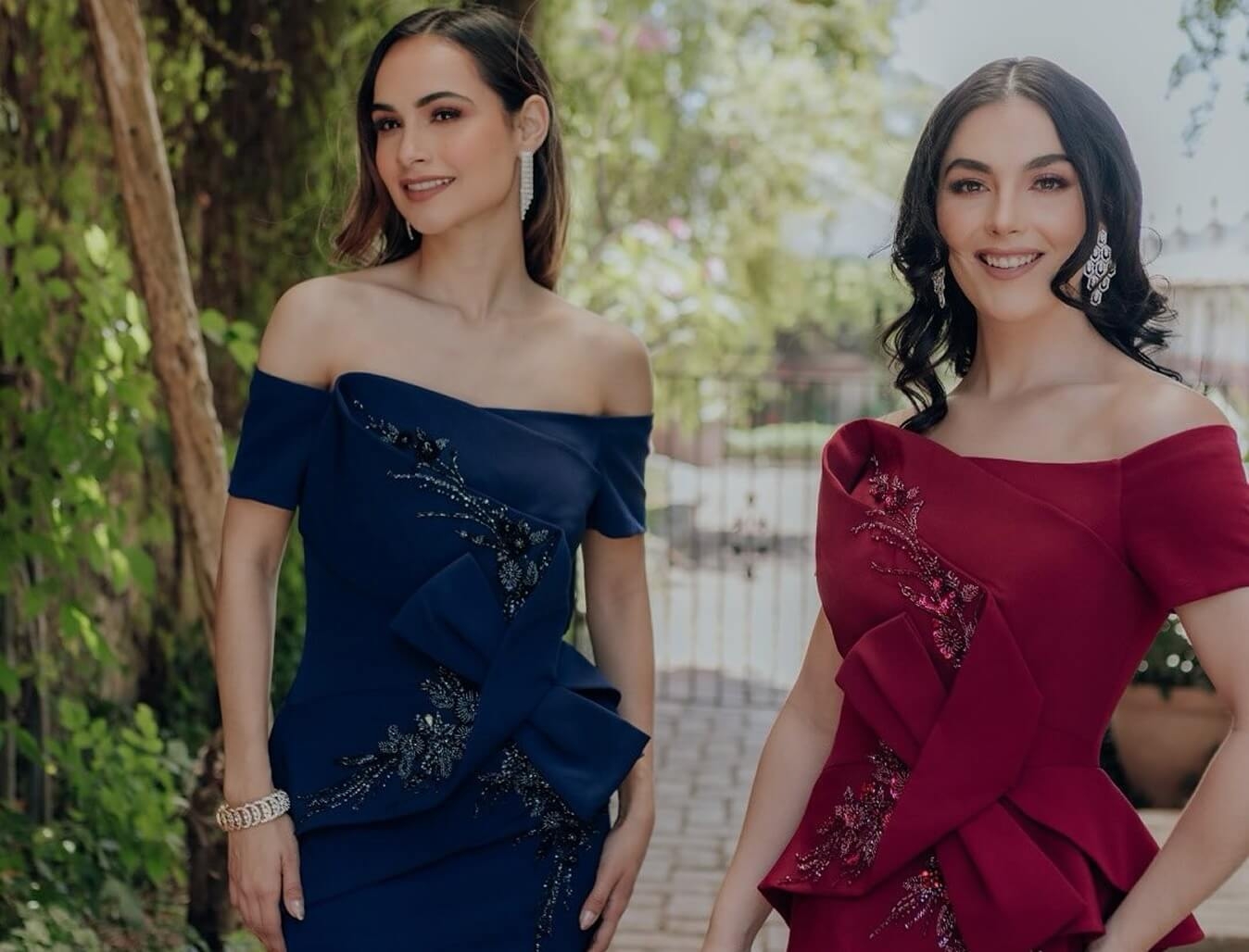 Model wearing a mothers dress. Mobile image